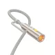 HOCO All-in-one Type C / Lightning to Type C / Szivargyújtó PD 3A 60W U138 1,2 m fekete kábel