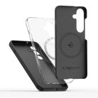 Tech-protect Liquid Silicone Magsafe Galaxy S25 Edge fekete tok