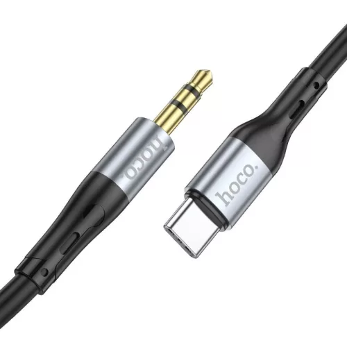 HOCO kábel AUX Jack 3,5 mm to Type C UPA22 1 m fekete