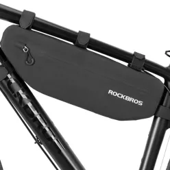 Rockbros AS-043 biciklis táska tépőzárral 3l - fekete
