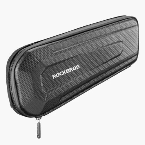 Rockbros B66 vízálló kerékpártáska vázra - fekete