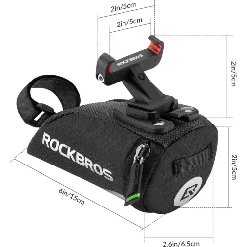 Rockbros C28 kerékpár táska nyereg alá - fekete