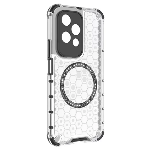 Techsuit - HoneyComb Pajzs MagSafe - Honor 200 Lite - Fehér tok