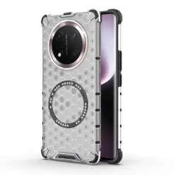   Honor Magic7 Lite / X9c Fehér Techsuit HoneyComb Shield MagSafe tok