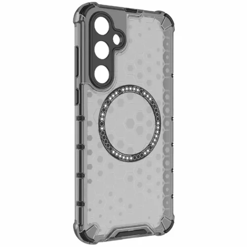 Techsuit - HoneyComb Shield MagSafe - Samsung Galaxy A35 5G - Fekete tok