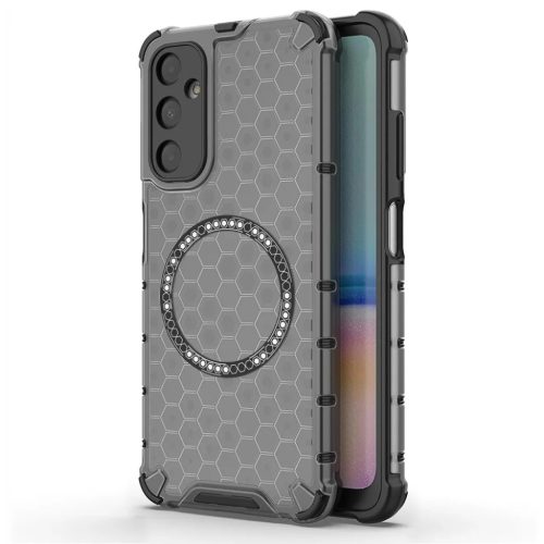 Techsuit - HoneyComb Shield MagSafe - Samsung Galaxy A05s - Fekete tok