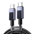 Ugreen USB-C - USB-C PD Gyors Töltőkábel L513 (Űrszürke) 2m