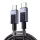 Ugreen USB-C - USB-C PD Gyors Töltőkábel L513 (Űrszürke) 2m