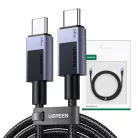 Ugreen USB-C - USB-C PD Gyors Töltőkábel L513 (Űrszürke) 2m