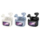 HOCO vezeték nélküli fülhallgató bluetooth-szal érintőképernyővel TWS ANC + ENC EQ21 kék csillag