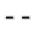 Samsung EP-DX310JWE USB-C - USB-C 3A Kábel 1.8m (Bulk - csere csomagolás) - fehér