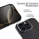 Tech-protect Ion Carbon Magsafe Samsung Galaxy S25 Ultra fekete/ezüst tok