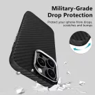 Tech-protect Ion Carbon Magsafe Samsung Galaxy S25 Ultra fekete/ezüst tok
