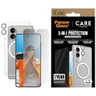 CARE by PanzerGlass Flagship 3 az 1-ben Tok + Privacy Üvegfólia + Kamera Védőfólia Samsung Galaxy S25 Edge - átlátszó tok