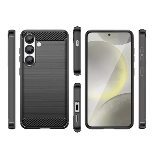 Carbon Case Rugalmas Szilikon tok Google Pixel 10 Pro XL - Fekete tok