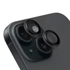 Apple iPhone 15/15 Plus Fekete OBAL:ME Lencsevédő üvegfólia