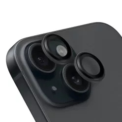   Apple iPhone 15/15 Plus Fekete OBAL:ME Lencsevédő üvegfólia