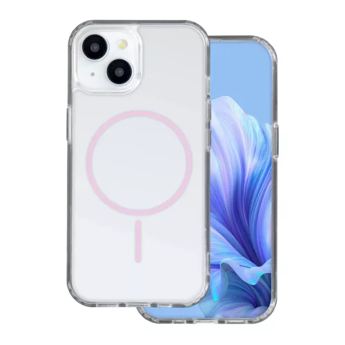Anti Shock Thin Mag tok iPhone 16 Pro 6,3"-hoz rózsaszín tok