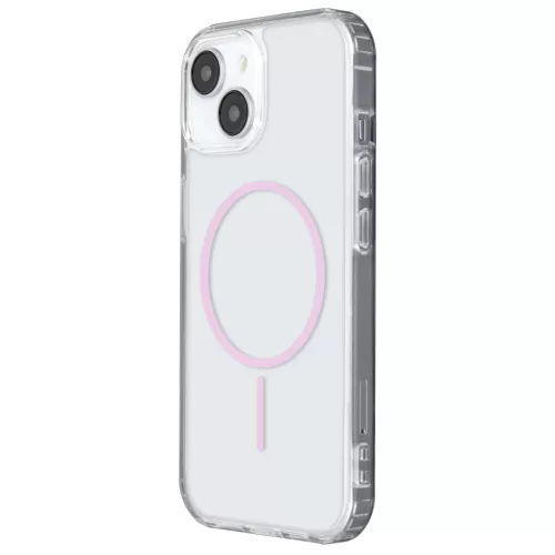 Anti Shock Thin Mag tok iPhone 16 Pro 6,3"-hoz rózsaszín tok