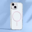 Anti Shock Thin Mag tok iPhone 16 Pro 6,3"-hoz rózsaszín tok