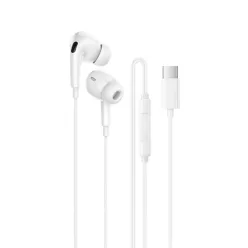   Borofone Fülhallgató BM100 Pro Fuente mikrofonnal Type C (DAC) fehér