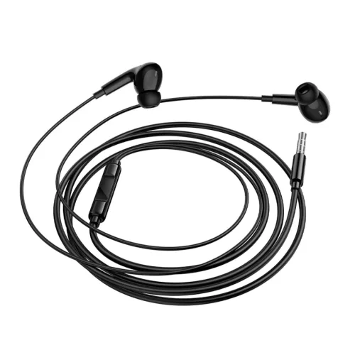 Borofone Fülhallgató BM100 Pro Fuente mikrofonnal fekete