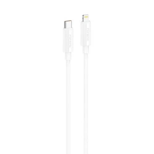FONENG kábel XS07 USB-C - Lightning PD 27W 1.2M Fehér