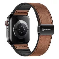   FORCELL F-DESIGN FA21 öko bőrszíj Apple Watch 38 / 40 / 41 mm barna