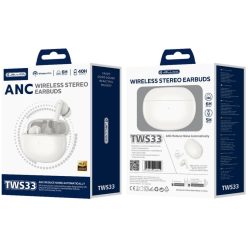 JELLICO vezeték nélküli fülhallgató (ANC) TWS33 Fehér