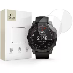   Edzett üveg Tech-protect Glass Fit+ 2-csomag Garmin Fenix 7 / 7 Pro Átlátszó üvegfólia