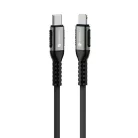 FORCELL F-ENERGY C259 kábel Type C - Lightning PD 3A 27W Cafule 0,5 m fekete