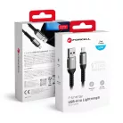 FORCELL F-ENERGY C257 kábel USB A-ról Lightning-re 2,4A 12W Cafule 0,5 m fekete