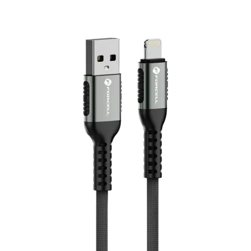 FORCELL F-ENERGY C257 kábel USB A-ról Lightning-re 2,4A 12W Cafule 0,5 m fekete
