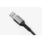 FORCELL F-ENERGY C257 Lightning USB kábel 2,4A 12W Cafule 0,25 m fekete