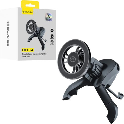 Blavec autós tartó BH-14 mágneses Magsafe szellőzőre (BH14-MAVB) fekete