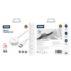 JELLICO kábel W9 USB-C - Apple Watch 3W 1M Fehér