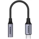 FONENG adapter BM30 USB-C - JACK 3.5MM 0.14M Fekete
