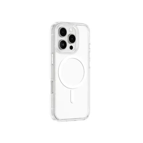AmazingThing Minimal Mag tok mágneses gyűrűvel iPhone 16 Pro-hoz - Átlátszó