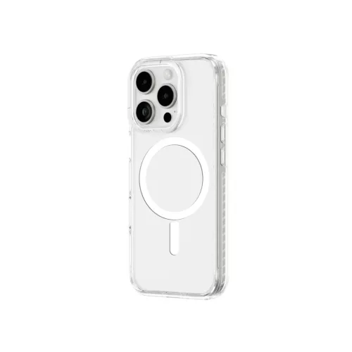 AmazingThing Titan Pro Mag tok mágneses gyűrűvel iPhone 16 Pro-hoz - Átlátszó tok
