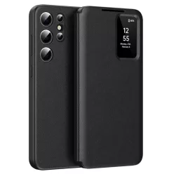   Samsung Galaxy S25 Ultra Fekete Techsuit SmartView Sorozat tok