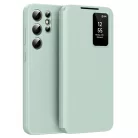 Samsung Galaxy S25 Ultra Zöld Techsuit SmartView Sorozat tok