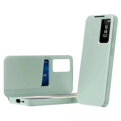 Samsung Galaxy S25 Ultra Zöld Techsuit SmartView Sorozat tok