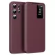 Samsung Galaxy S25 Ultra Piros Techsuit SmartView Széria tok