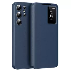 Samsung Galaxy S25 Ultra Kék Techsuit SmartView Sorozat tok