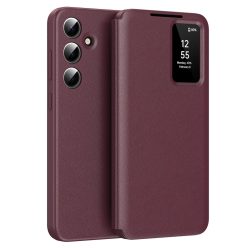   Techsuit - SmartView sorozat - Samsung Galaxy S24 FE - Piros tok