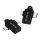 Techsuit - OTG Adapter AluCoreX (A15) - 3 az 1-ben, USB-ről Micro-USB-re + Type-C, Csatlakoztat és Játszik, Alumínium Ötvözet - Fekete