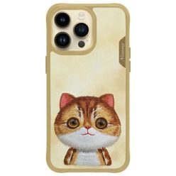   Nimmy Big Eyed Pet 2.0 Macska tok iPhone 15 Pro Max - Zöld tok