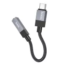 Adapter AUX USB C (férfi) - Jack 3,5 mm (női) Hoco UPA32C fekete