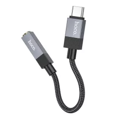   Adapter AUX USB C (férfi) - Jack 3,5 mm (női) Hoco UPA32C fekete