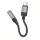 Adapter AUX USB C (férfi) - Jack 3,5 mm (női) Hoco UPA32C fekete